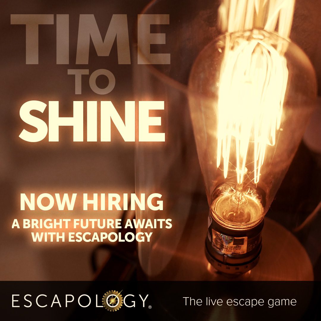time to shine now hiring a bright future awaits with escapology