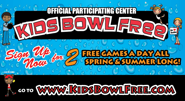 Kids Bowl Free for the Summer!