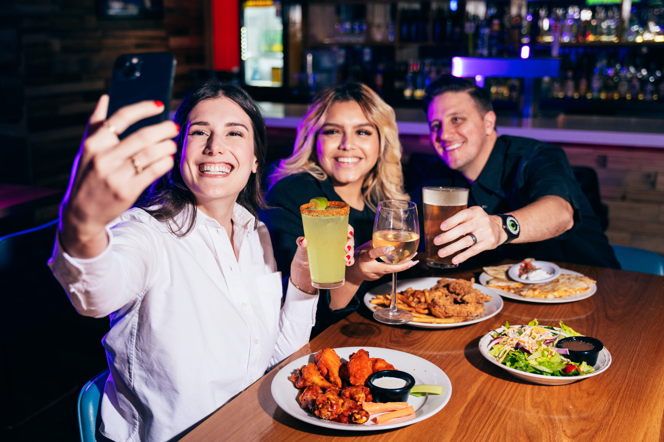 Sharing Snacks with Friends at Shenaniganz!