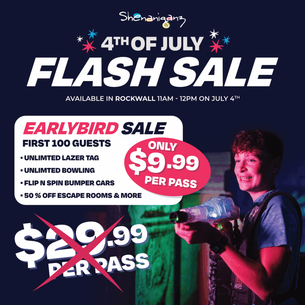 4th of July: Flash Sale!